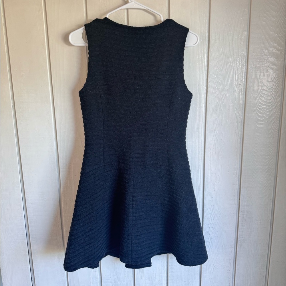 Theory Black Zip Up Dress - Picture 3 of 8